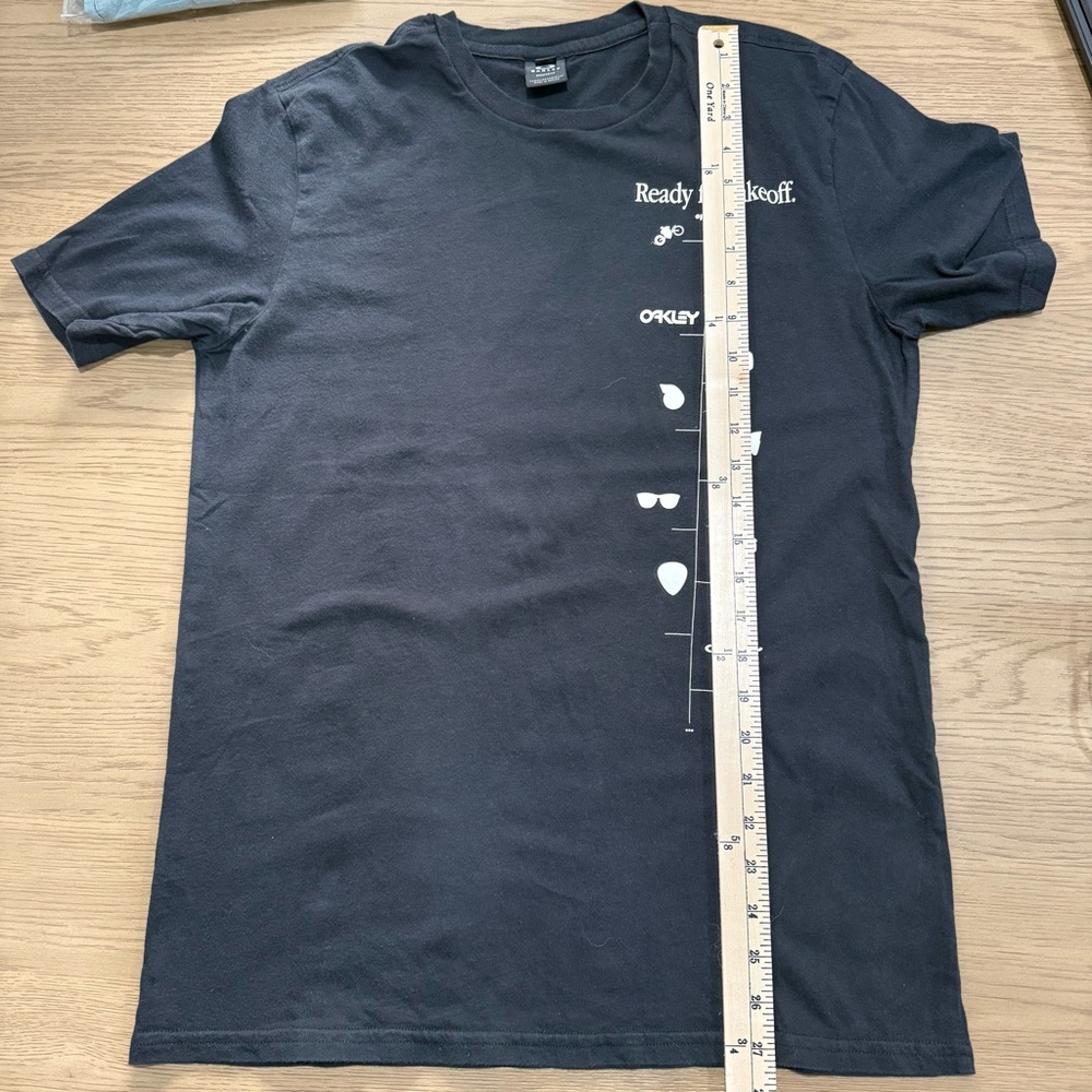 Oakley Ready For Takeoff Graphic T‎ Shirt Regular Fit Streetwear Logo Tee Medium - Picture 9 of 9